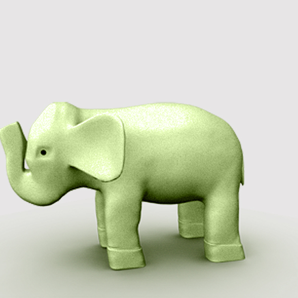 miniature stuffed elephant